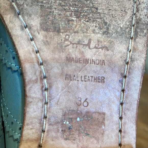 Boden sage green leather oxfords size 36 - Picture 7 of 7
